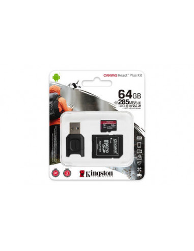 Kingston 64GB microSDXC React Plus... Kingston 64GB microSDXC React Plus...