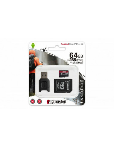 Kingston 64GB microSDXC React Plus... Kingston 64GB microSDXC React Plus...