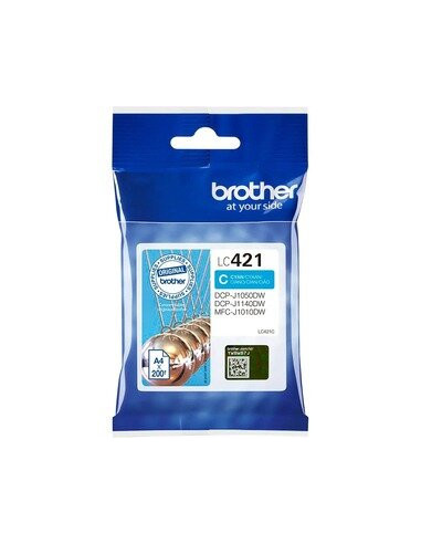 Brother LC421C - Azul cyan - original...