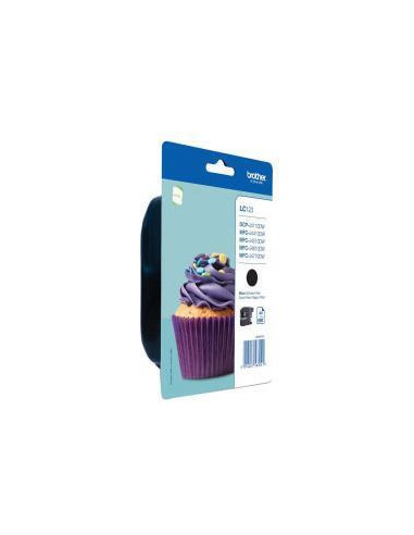 Tinteiro Brother LC123BKBP - Preto,...