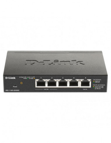 Switch D-Link DGS-1100-05PDV2, 5...