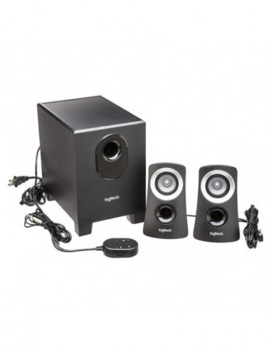 Altavoces Logitech 2.1 Z313 Negro...