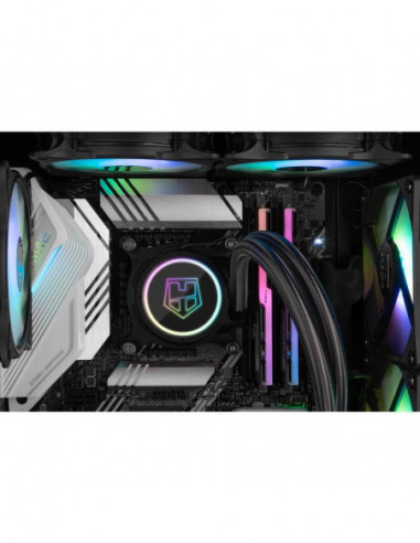 Nox Hummer Frost ARGB Lighting Mid Tower