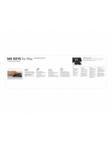Logitech MX Keys for Mac - teclado -... Logitech MX Keys for Mac - teclado -...