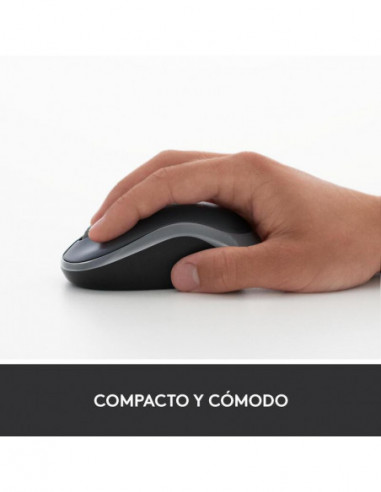 Rato Sem Fios Logitech M185, Cinza