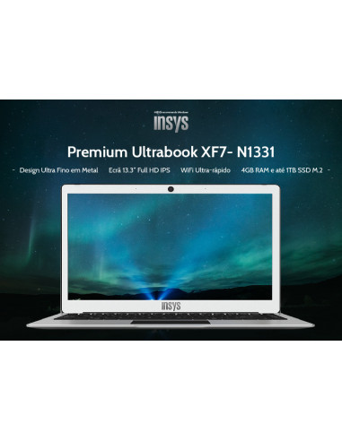 Portátil INSYS XF7-N1331 13.3p Intel...