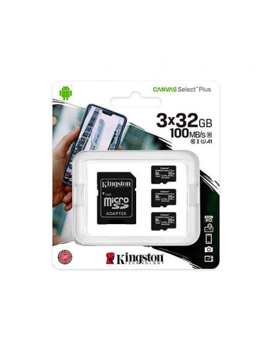 MEM Micro Sdhc 32GB Kingston Canvas... MEM Micro Sdhc 32GB Kingston Canvas...