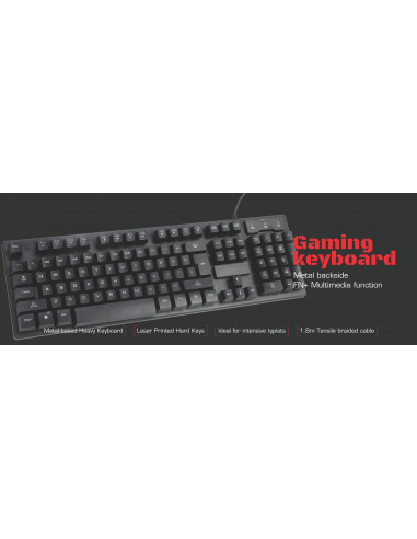 Teclado INSYS MT7-K9320 Gaming USB...