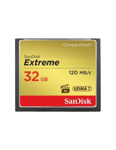 Sandisk Compact Flash  32gb Extreme Cf