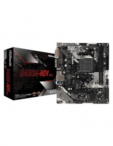 Placa-Mãe ASROCK B450M-HDV R4.0 Micro...