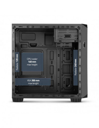 Caixa PC Nox Coolbay MX2 - Mini...