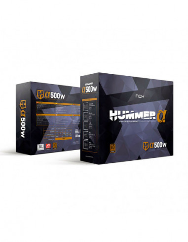 Nox Hummer Alpha 500W 80+ Bronze -...