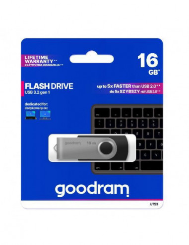 Pendrive Goodram 16gb Uts3 Usb 3.0 Negro