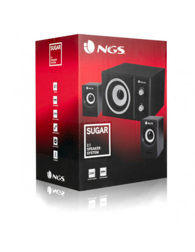 Colunas Som NGS SUGAR 2.1 20W USB Colunas Som NGS SUGAR 2.1 20W USB