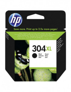 Tinteiro HP 304XL, Preto,...