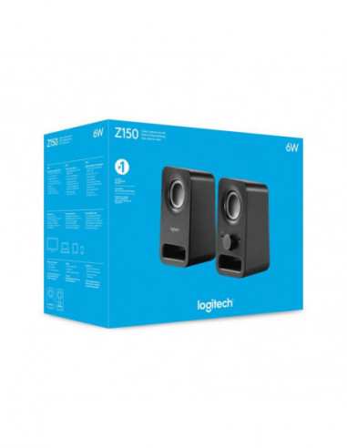 Colunas Logitech Z150 ? 2.0 Canais,...