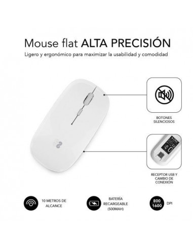Rato Subblim Dual Flat Mouse Óptico...
