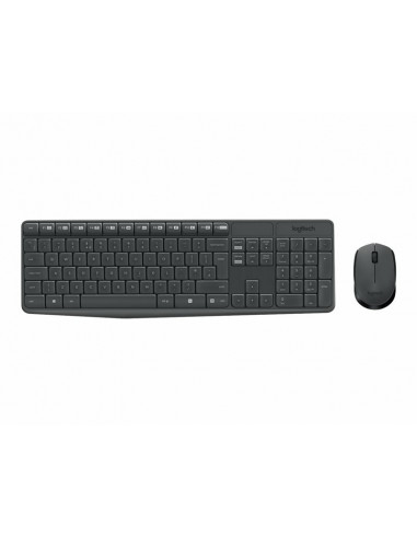 Teclado Nórdico Logitech Mk235 Ratón...