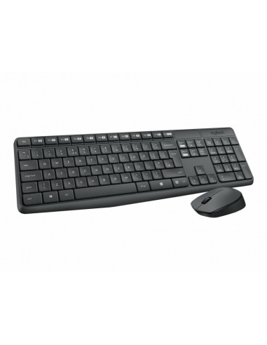 Teclado Nórdico Logitech Mk235 Ratón...