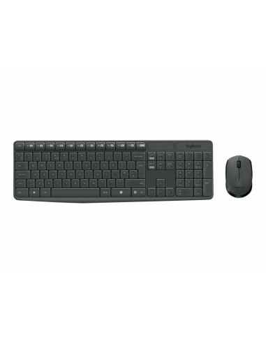 Teclado Nórdico Logitech Mk235 Ratón...