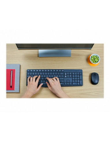 Teclado Nórdico Logitech Mk235 Ratón...