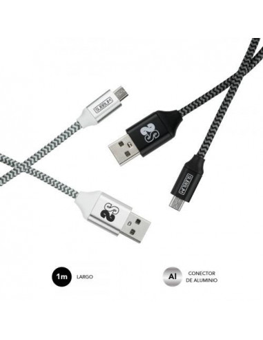 Pack de 2 Cabos USB A para Micro USB...