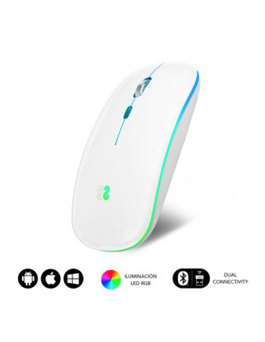 Rato Subblim Dual Flat Mouse: Óptico,...