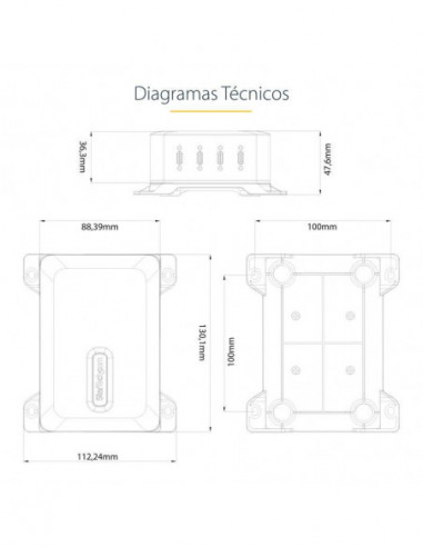 Cargador StarTech 4 Portas USB-C...