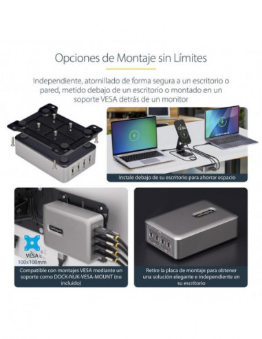 Cargador StarTech 4 Portas USB-C...