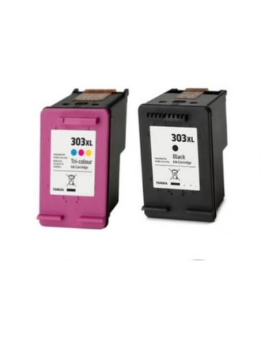 Pack Tinteiros Compatíveis 303XL -...