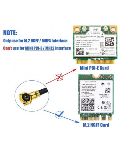 Antena Wireless 13.5cm + Ptail Cable...