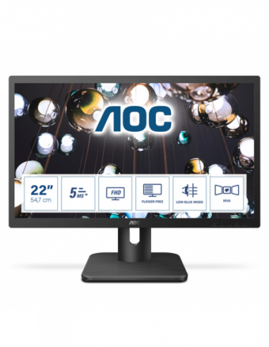 Monitor AOC 22E1Q 21.5" Full HD, LED,...