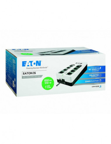 UPS Eaton 3S 850VA 510W Offline com...