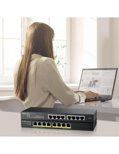 Switch ZYXEL GS1915-8, 8 Portas...