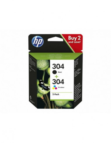 Tinta Original Hp 304 Multipack Negro...