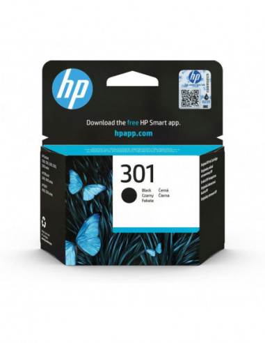 Cartucho de Tinta HP 301 Preto...