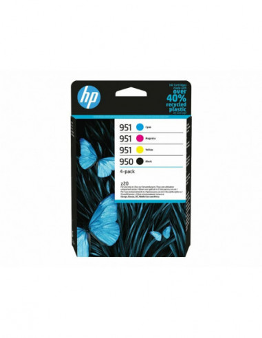 HP 950 Black 951 CMY Original Ink...