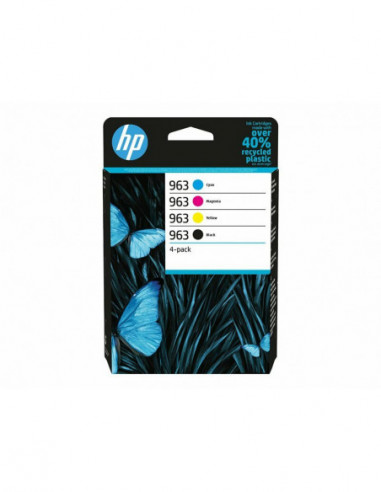 HP 963 CMYK Original Ink Cartridge...