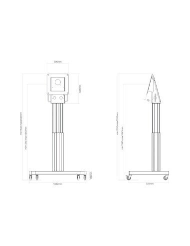 Neomounts Motorised Trolley For...