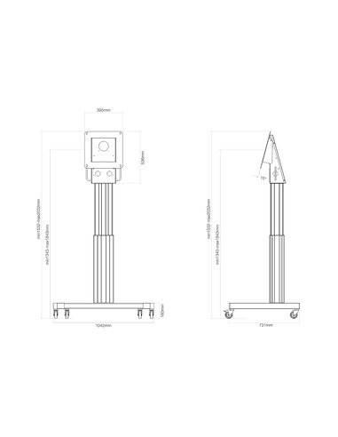 Neomounts Motorised Trolley For...
