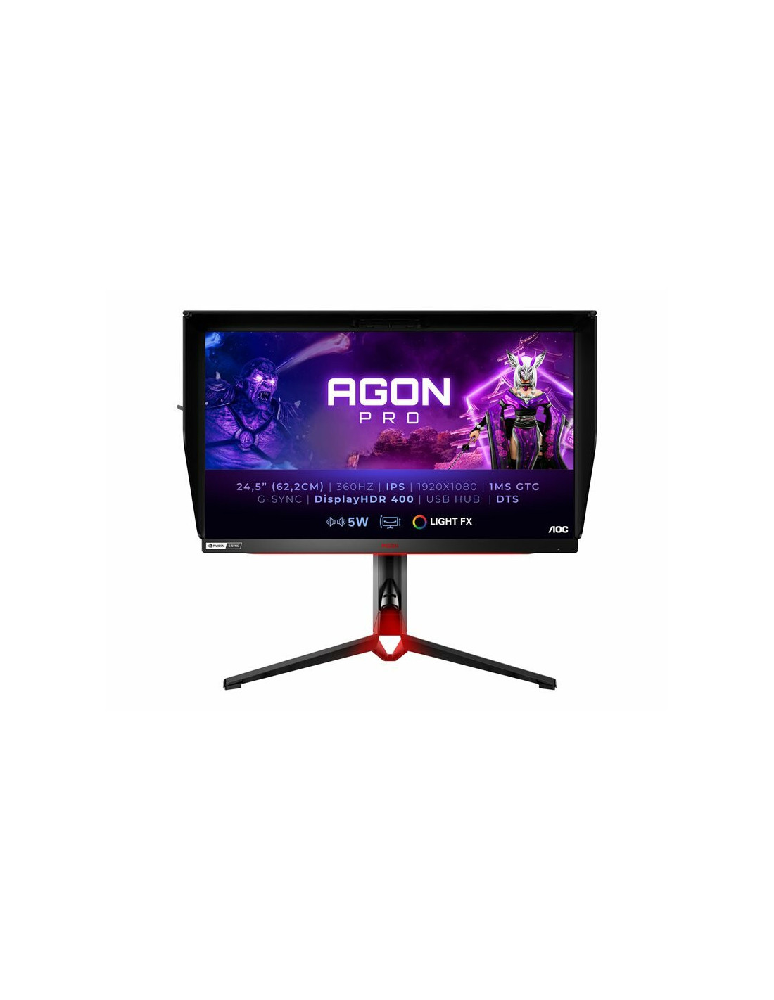 Monitor Gaming AOC AG254FG (24.5'' - 1 ms - 360 Hz - G-SYNC)