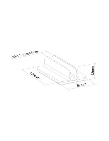 Notebook Desk Stand Vertical   Accs