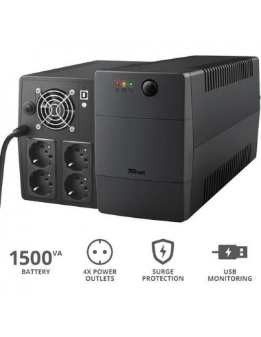 UPS Trust Paxxon 1500VA com 4 Tomadas...