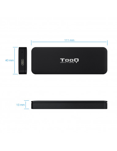 TooQ TQE-2280B Caixa Externa M.2 NVMe...