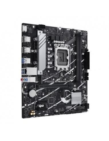 Placa-Mãe Asus PRIME B760M-R D4:...
