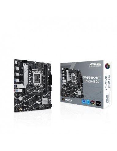 Placa-Mãe Asus PRIME B760M-R D4:...