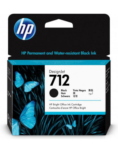 HP 712 80-ml Black Designjet Ink...