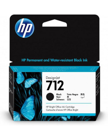 HP 712 38-ml Black DesignJet Ink...