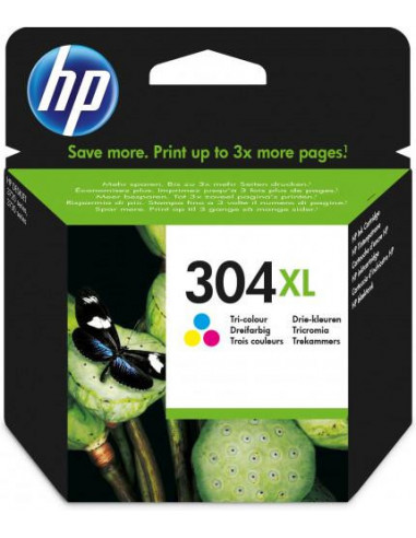 Cartucho HP 304XL Tricolor (N9K07AE)...