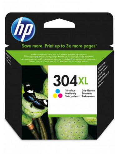 HP 304XL Tri-color Original Ink...